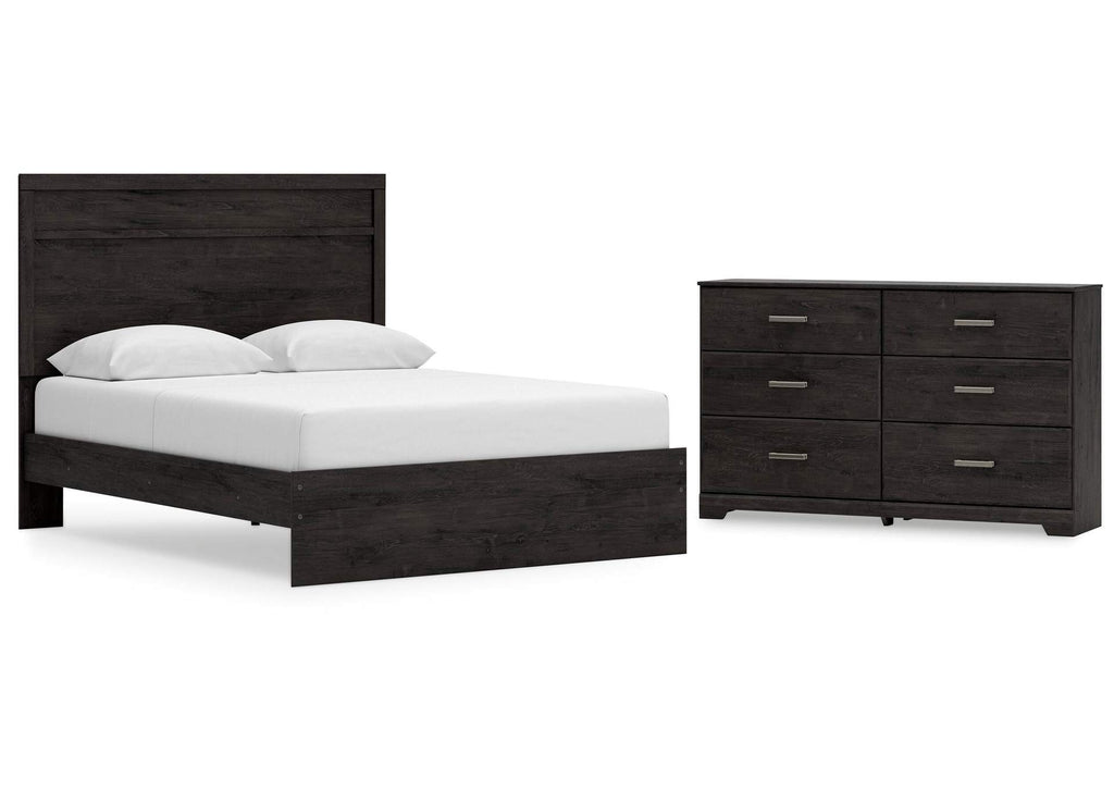 Belachime Queen Panel Bed with Dresser