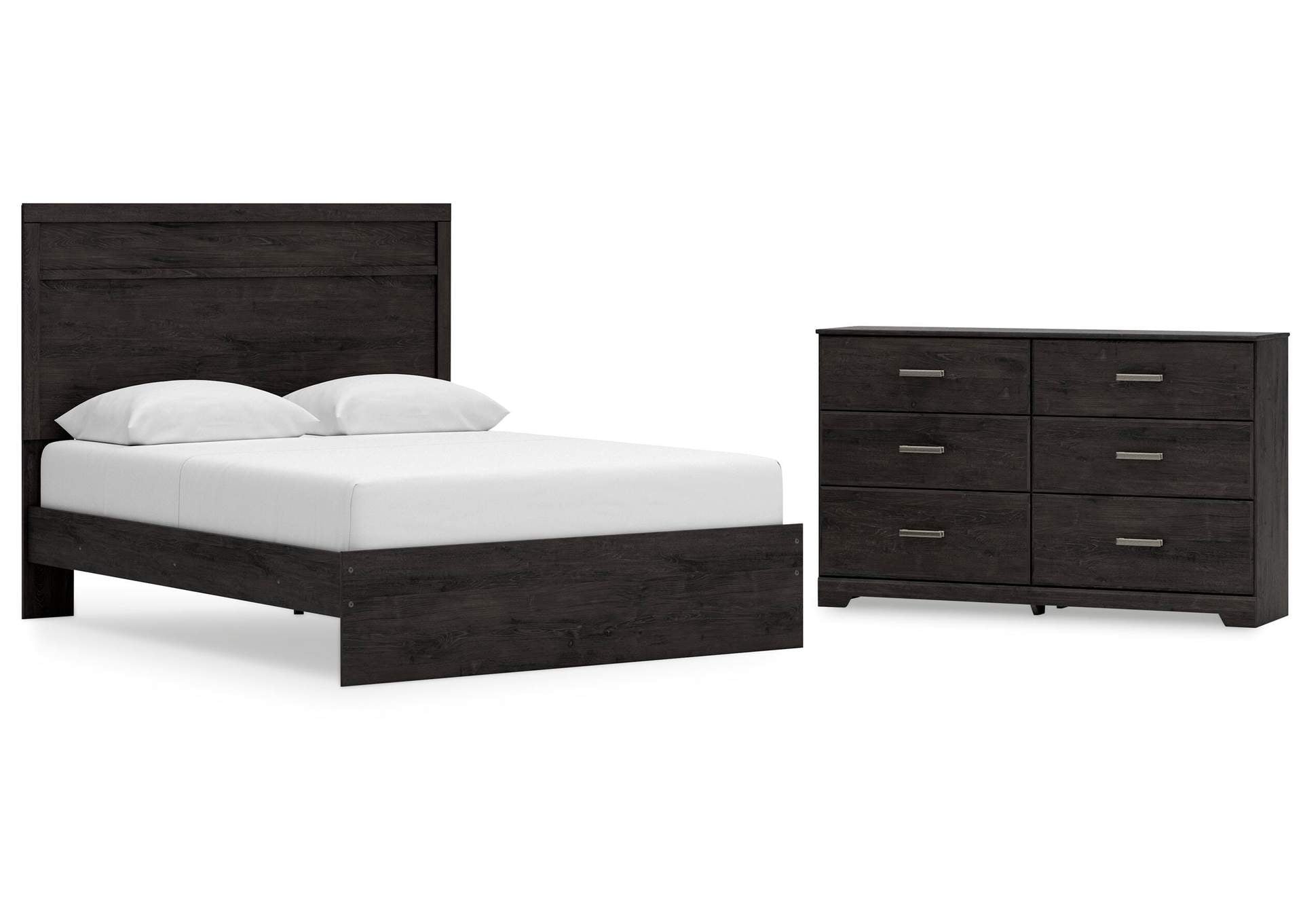 Belachime Queen Panel Bed with Dresser