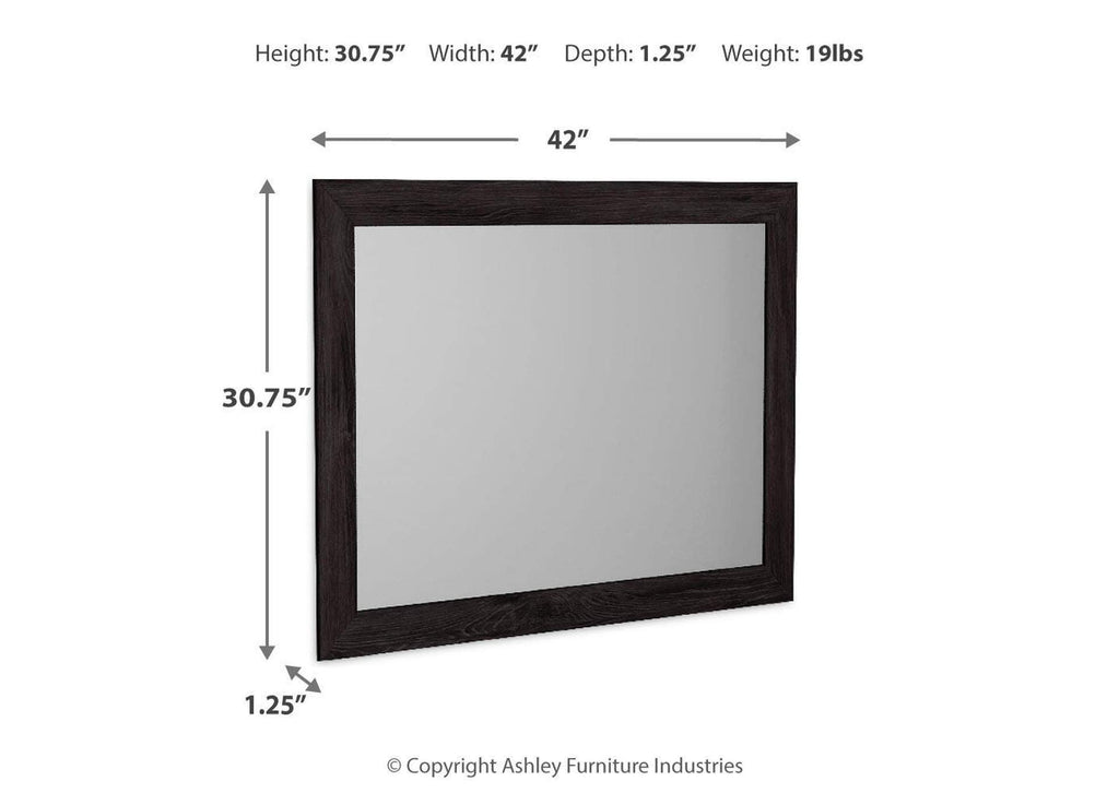 Belachime Bedroom Mirror dimensions