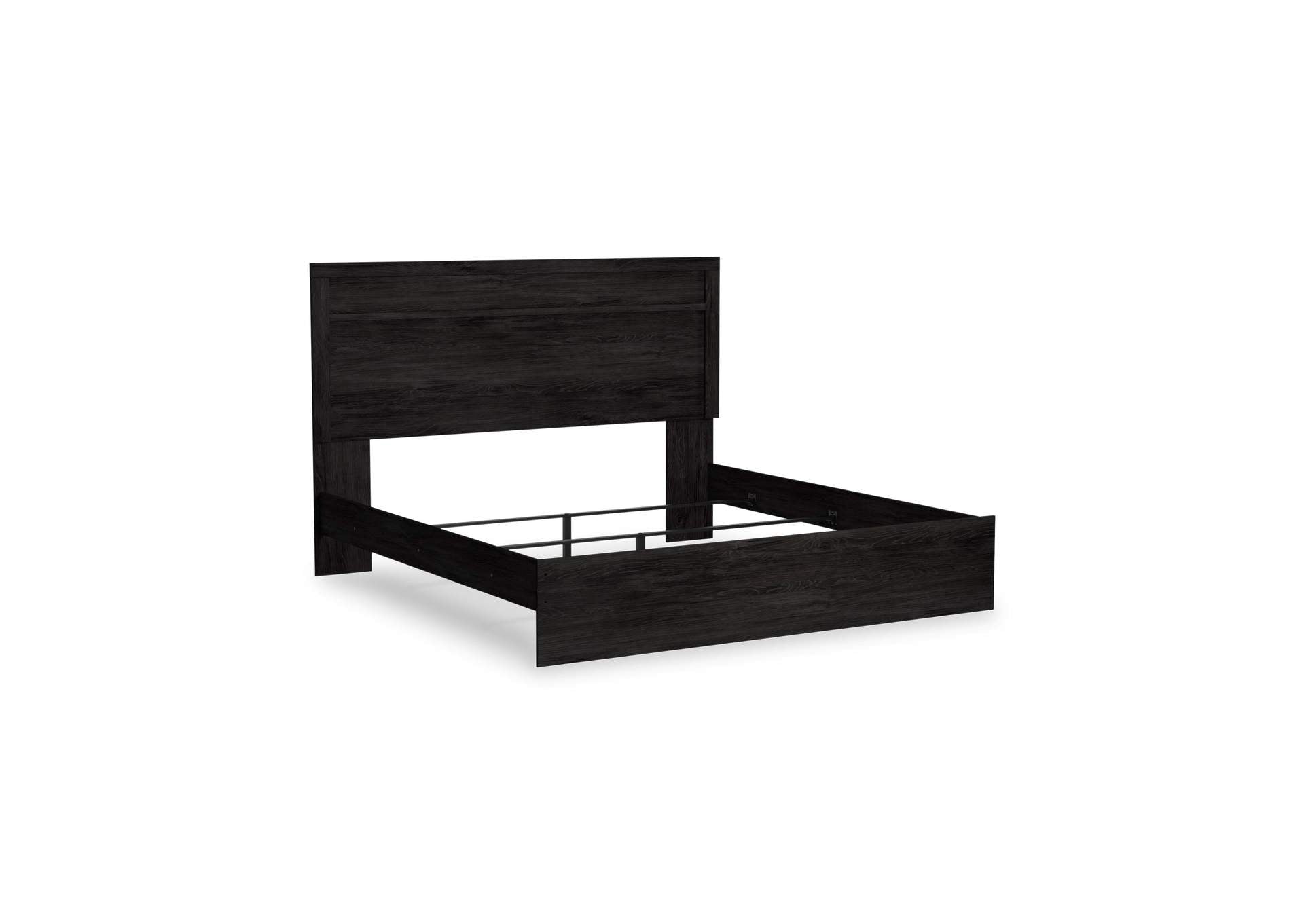 Belachime King Panel Bed with Dresser angled view