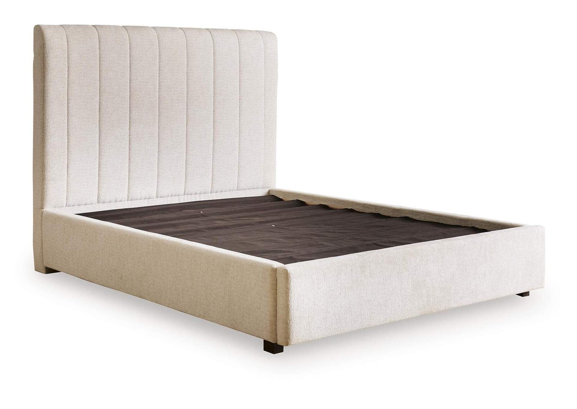 Brizmore Queen Upholstered Storage Bed angled view