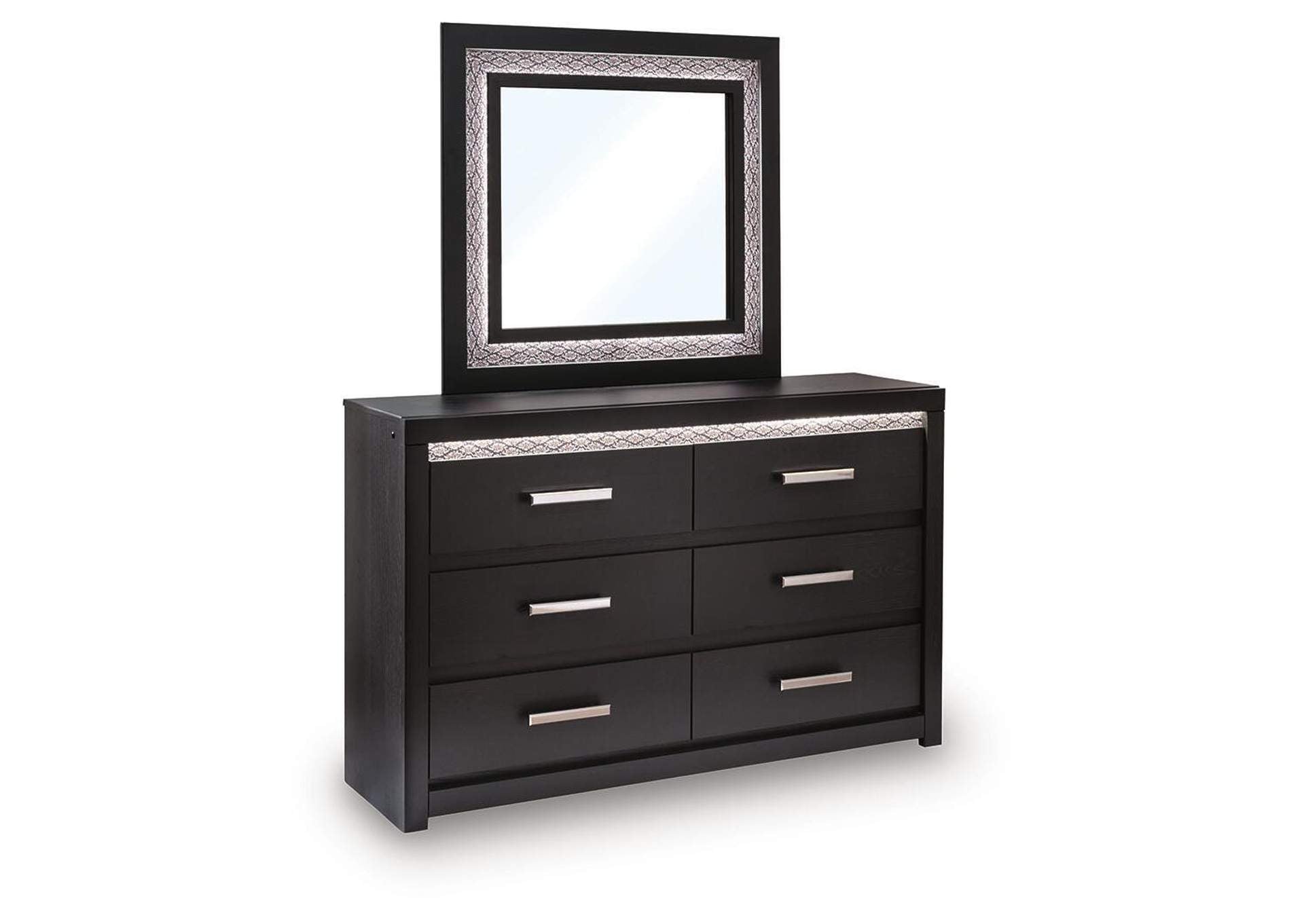 Brizmore Dresser and Mirror angled view