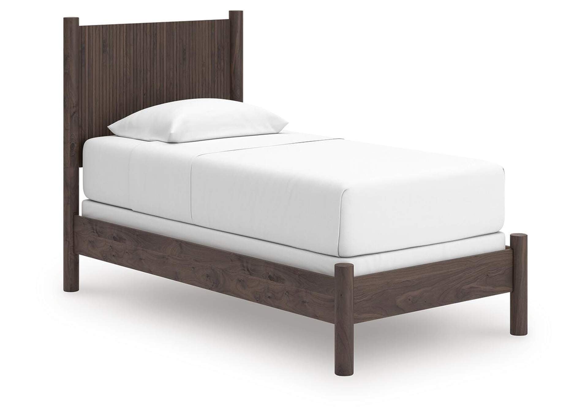Cadmori Twin Panel Bed, Dresser and Chest angled view