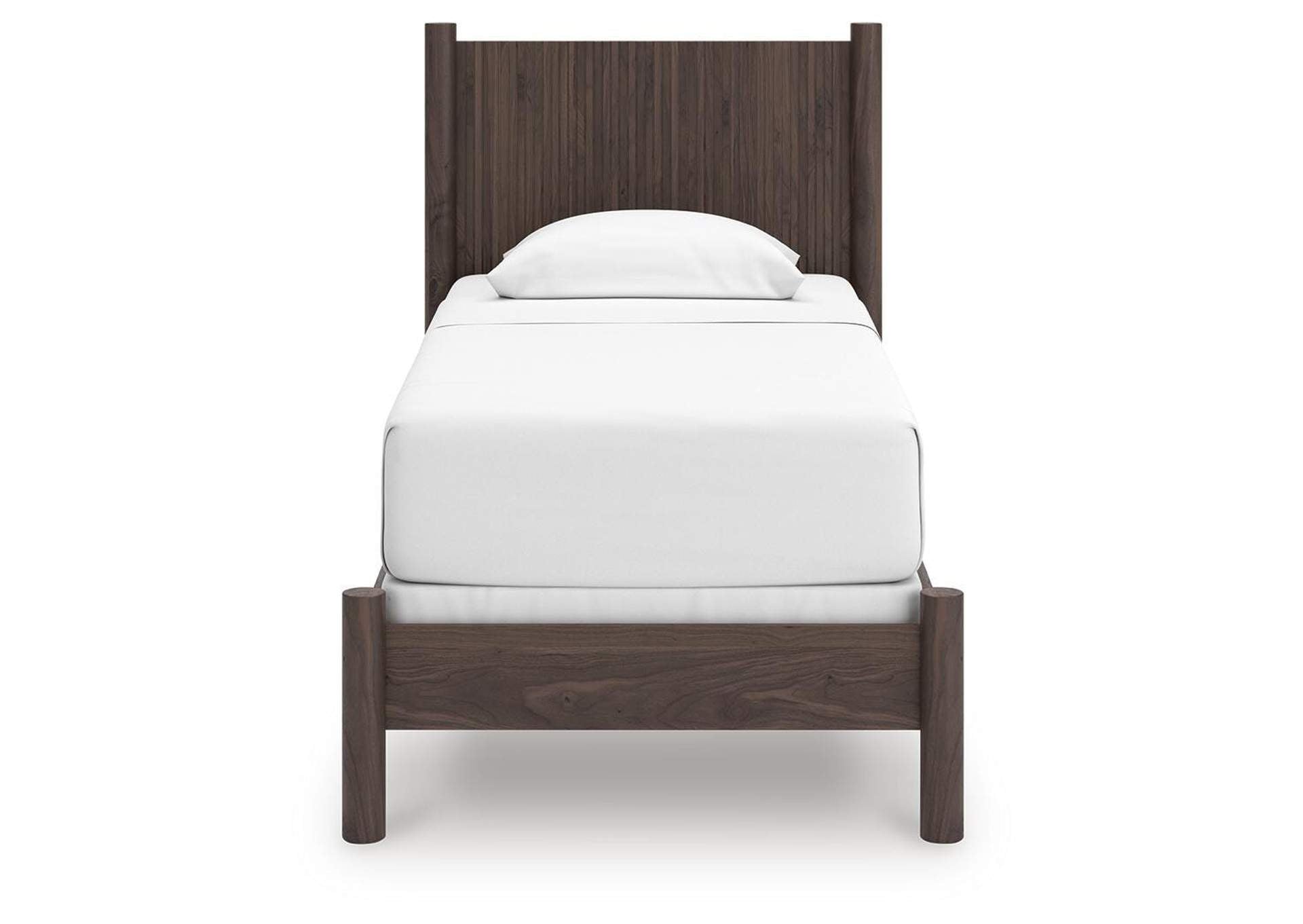 Cadmori Twin Panel Bed, Dresser, Mirror and Chest front view