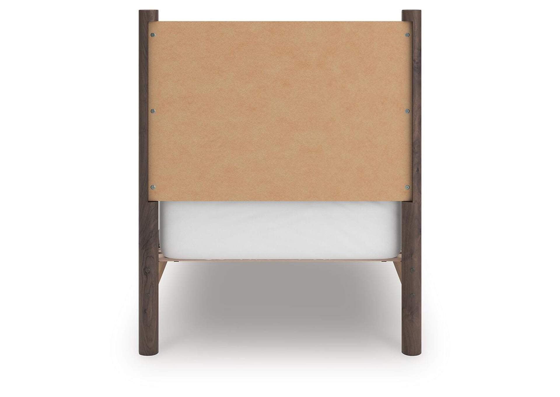 Cadmori Twin Panel Platform Bed, Dresser, Mirror and Chest