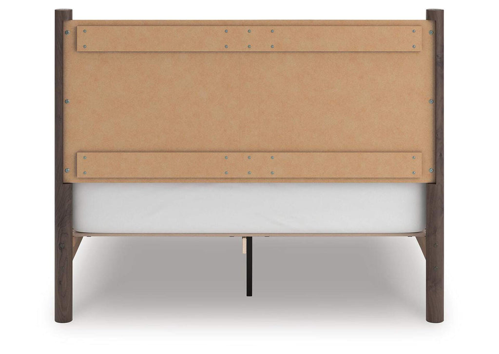 Cadmori Queen Panel Platform Bed, Dresser and Mirror