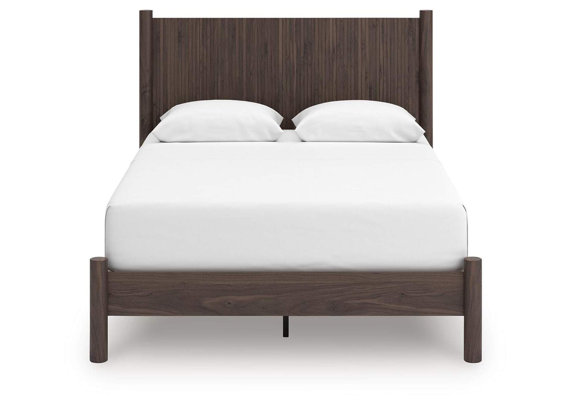 Cadmori Queen Panel Platform Bed, Dresser and Chest front view