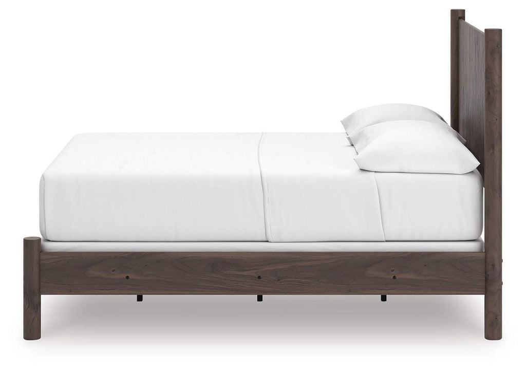 Cadmori Full Panel Bed and Dresser side view