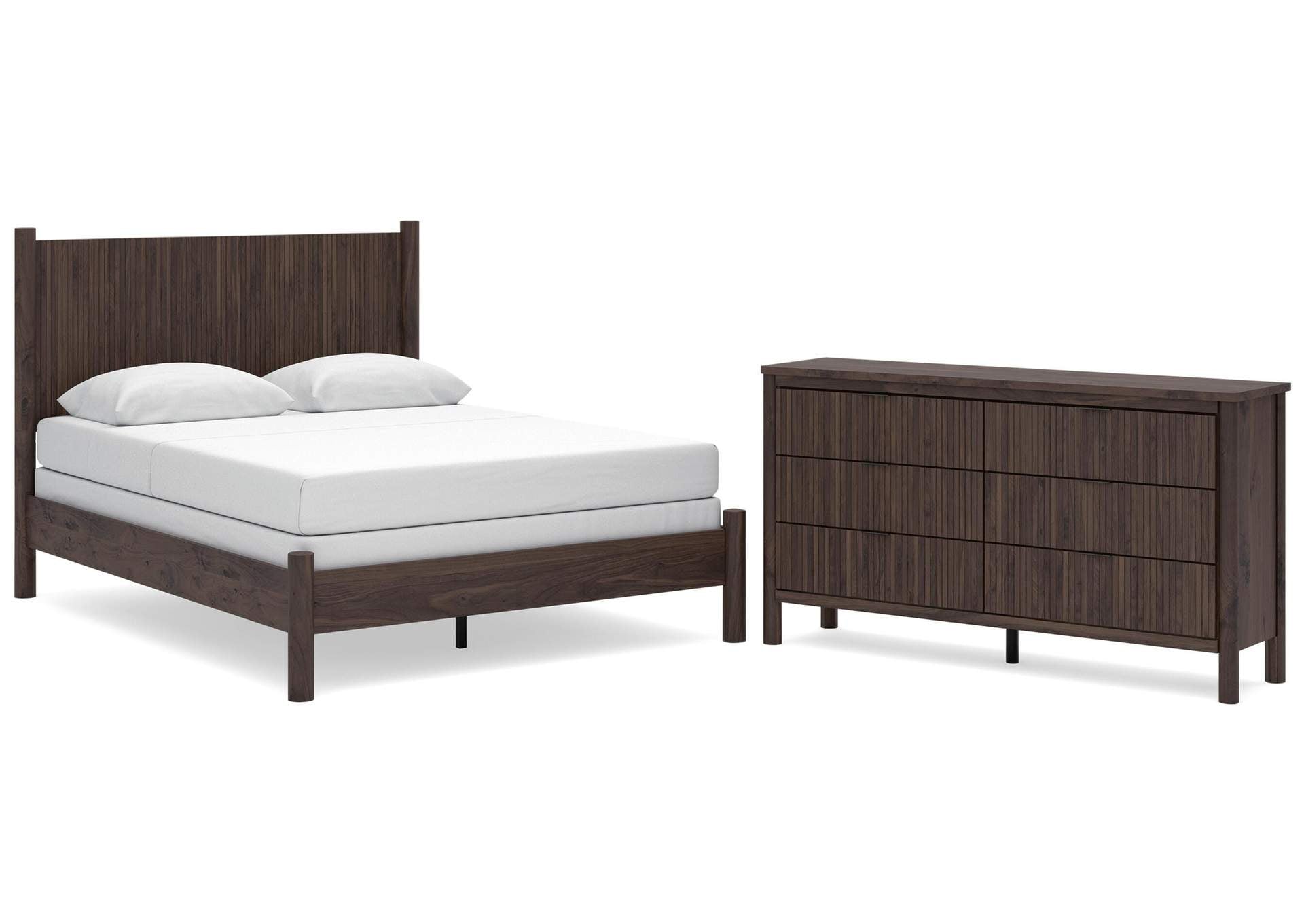 Cadmori Queen Panel Bed and Dresser