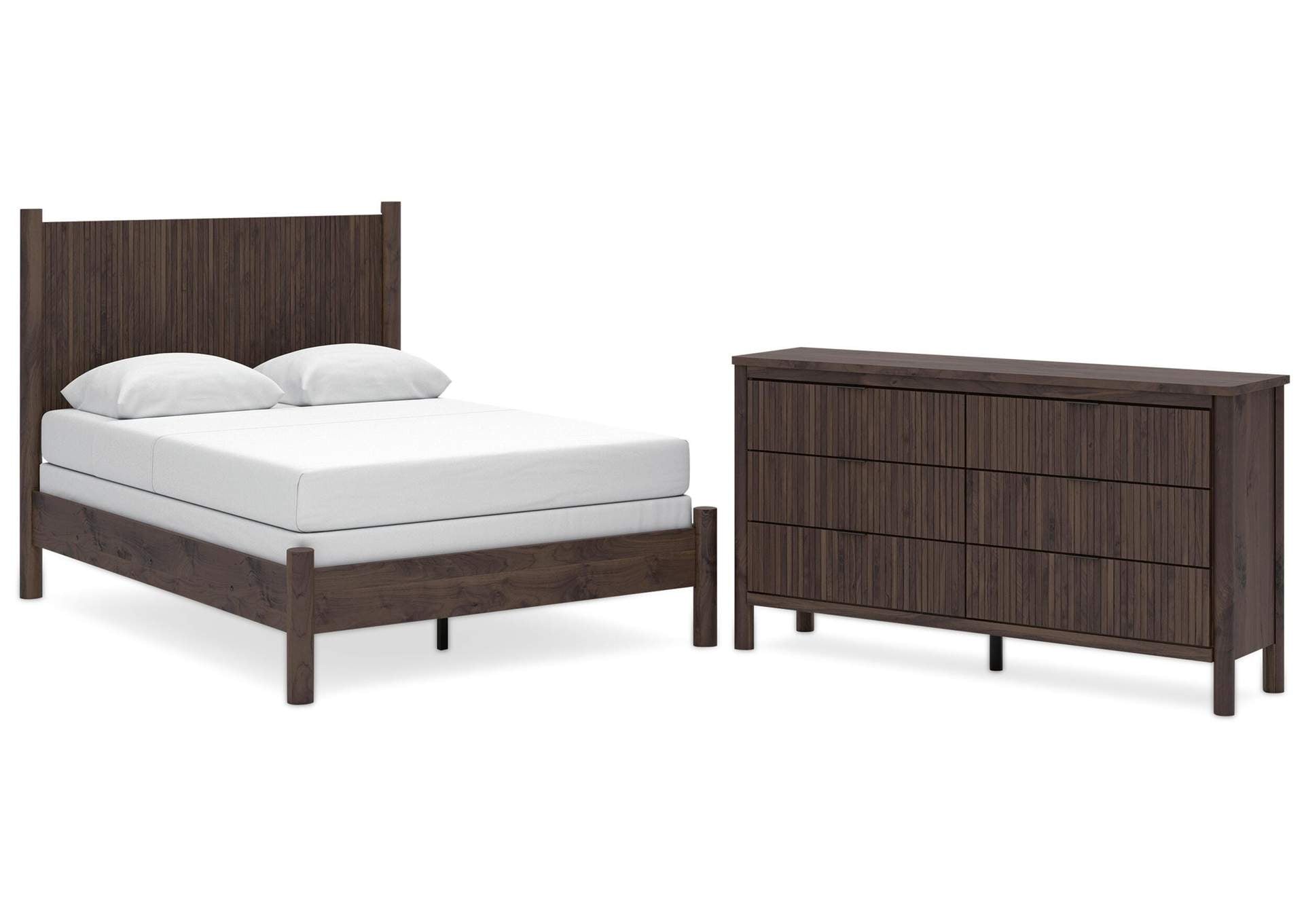 Cadmori Full Panel Bed and Dresser