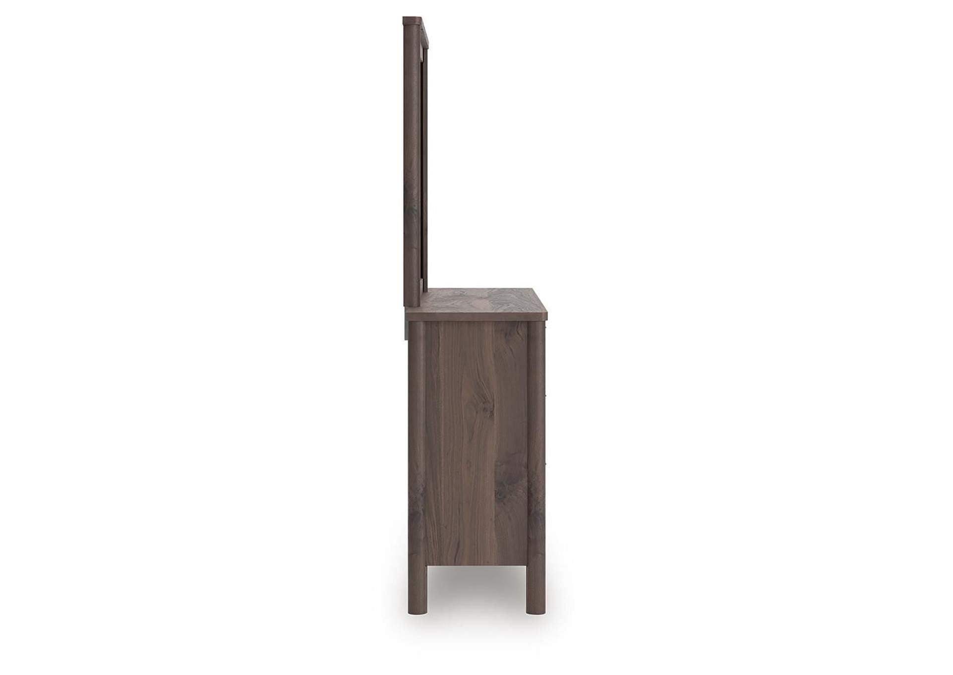 Cadmori Twin Panel Platform Bed, Dresser, Mirror and Chest side view