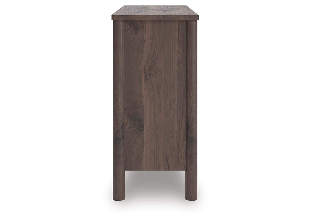Cadmori Full Panel Platform Bed, Dresser and Chest side view