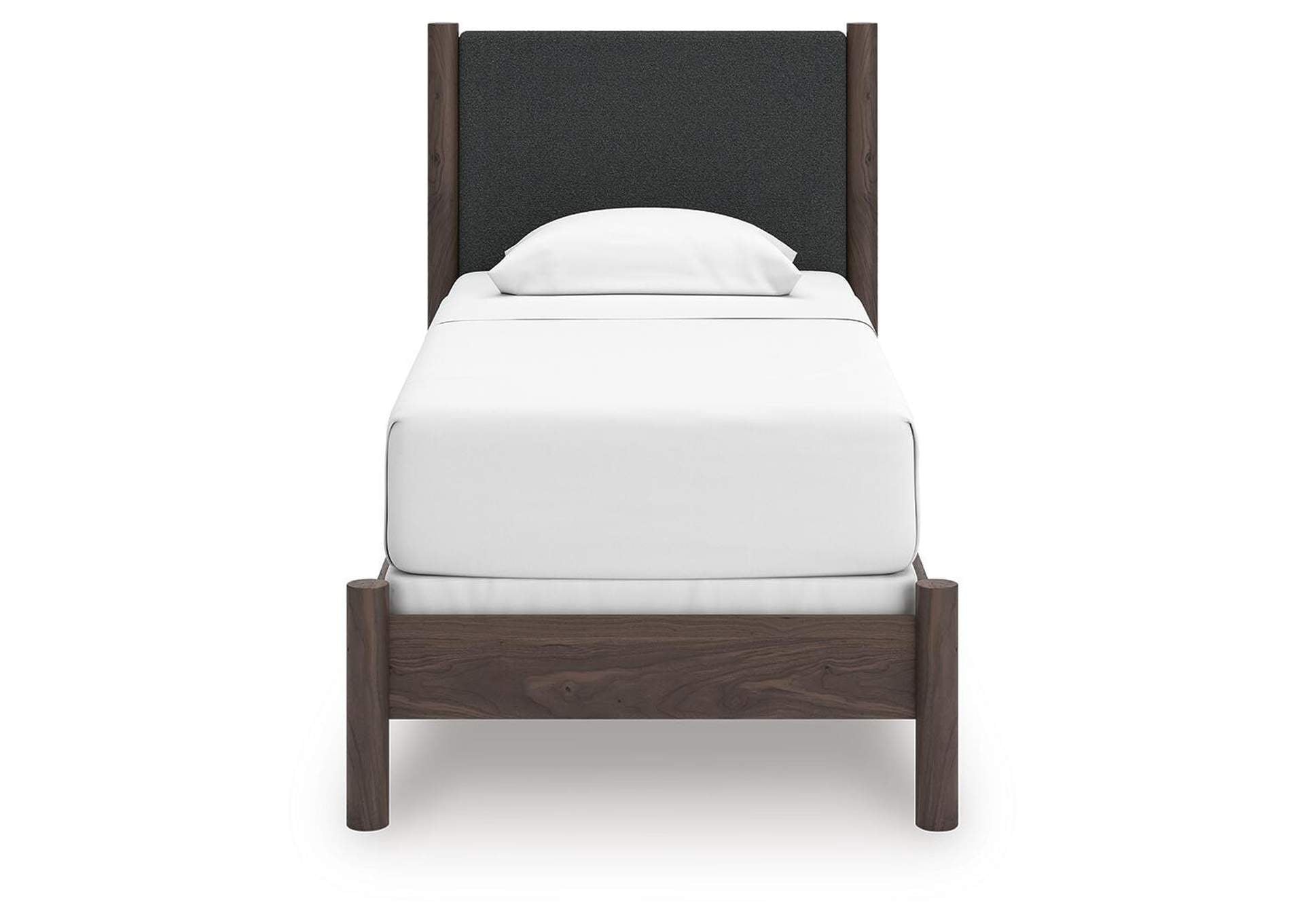 Cadmori Twin Upholstered Panel Bed, Dresser and Chest