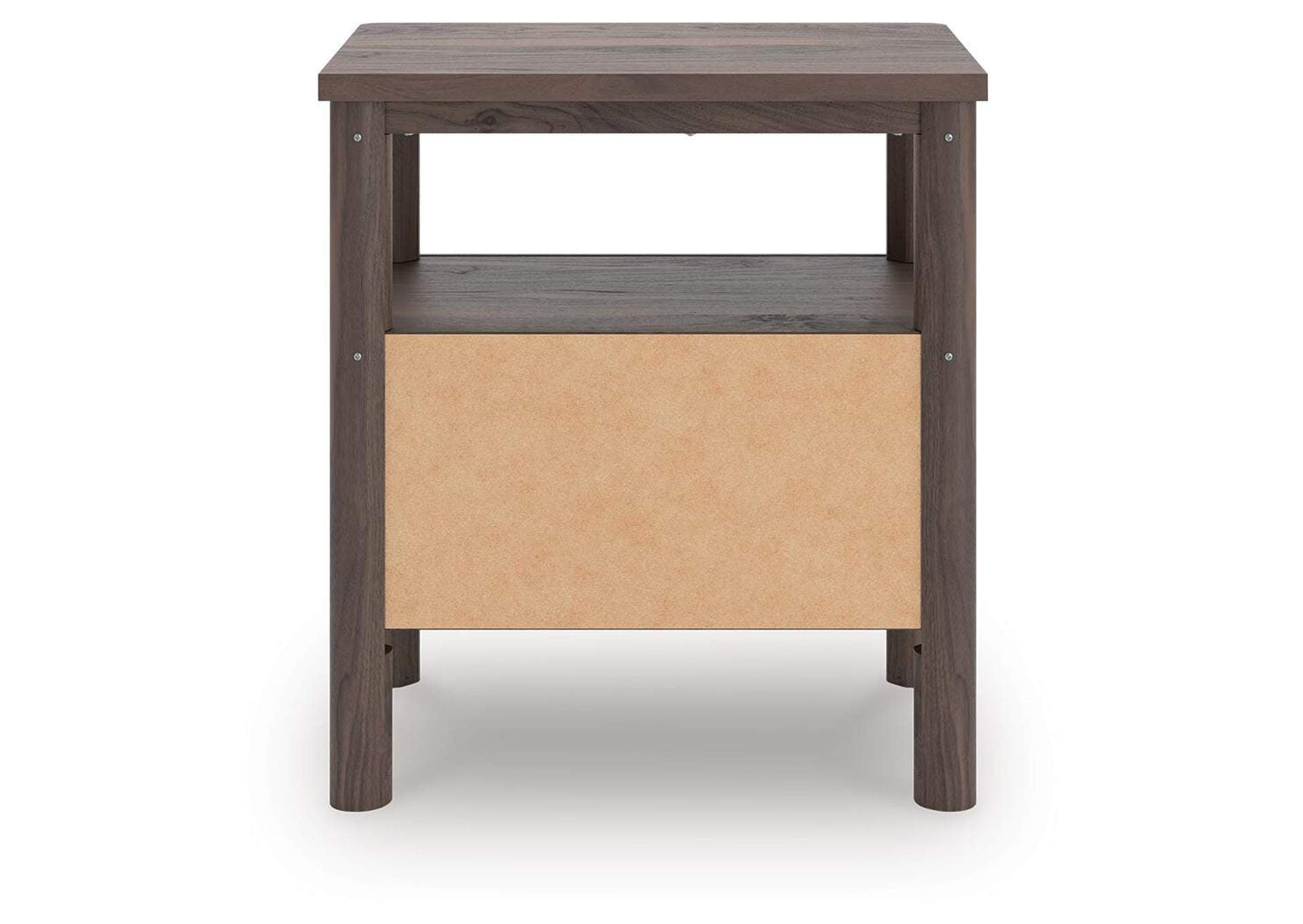 Cadmori Full Upholstered Panel Bed, Dresser and Nightstand