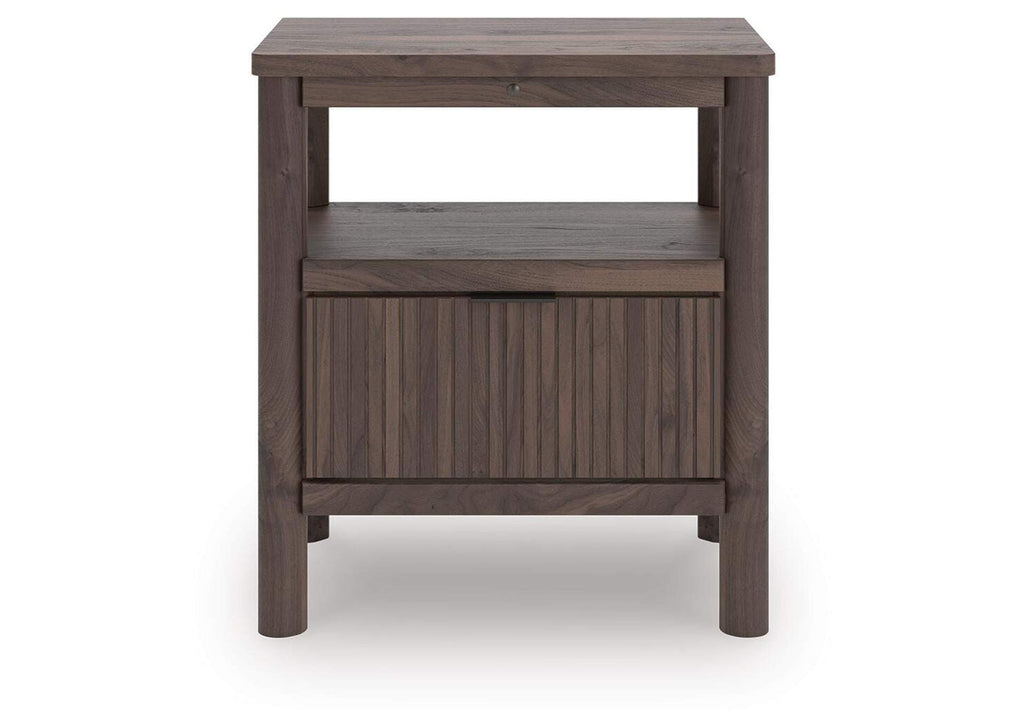 Cadmori Full Panel Platform Bed, Dresser, Mirror, Chest and Nightstand