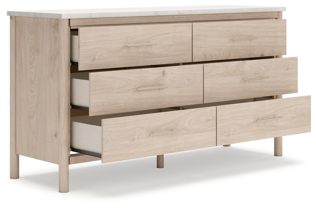 Cadmori Dresser in Two-tone, open view