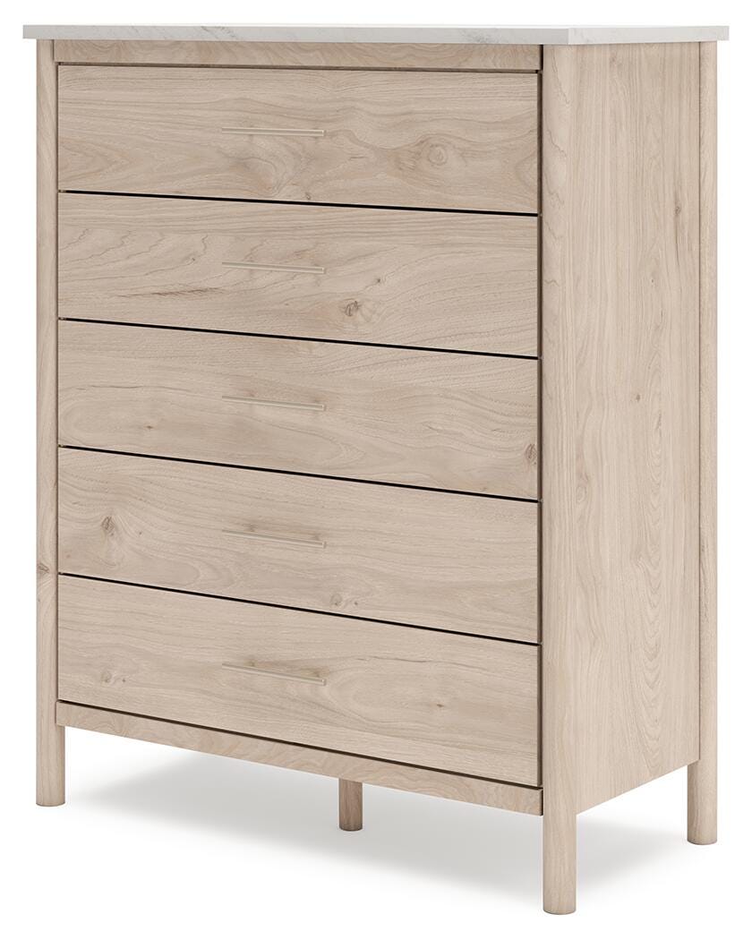 Cadmori Chest of Drawers in Two-tone, angle view