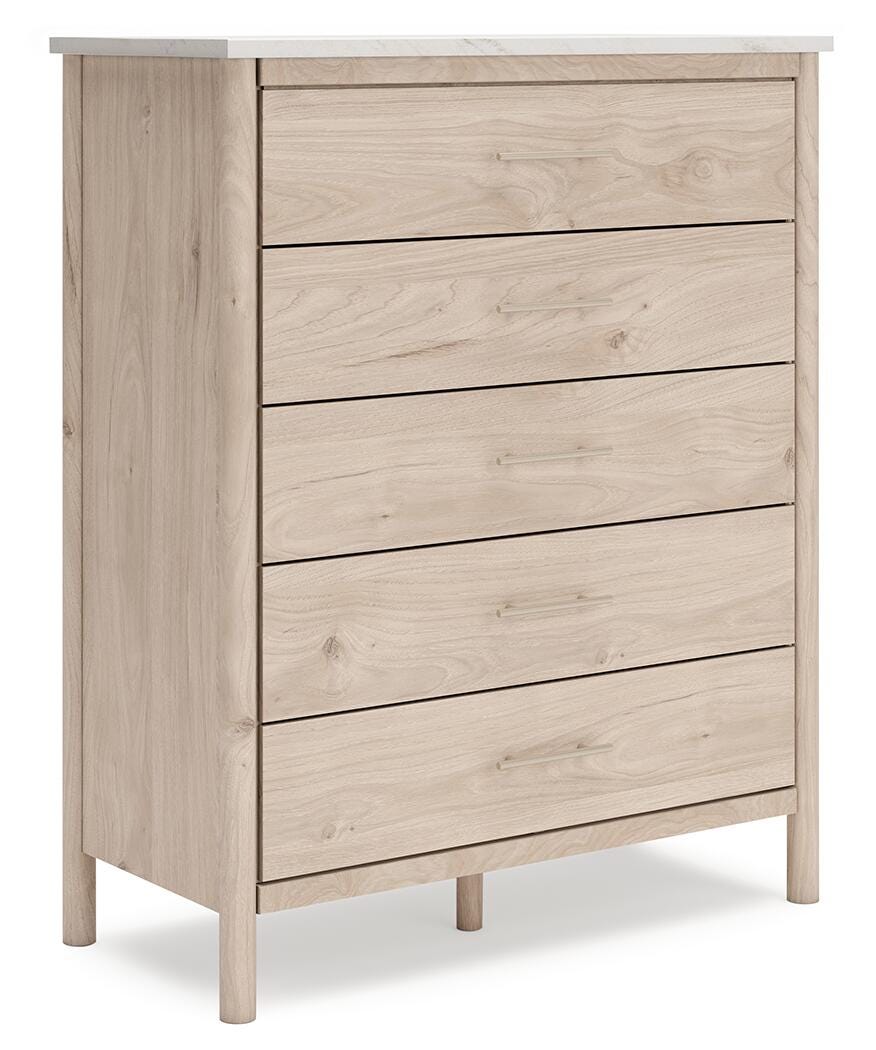 Cadmori Chest of Drawers in Two-tone, angle view