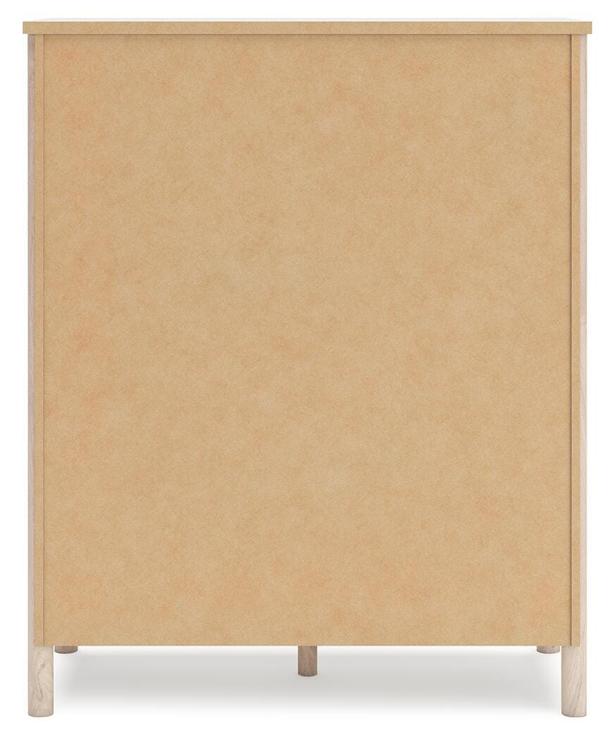 Cadmori Chest of Drawers in Two-tone, back view