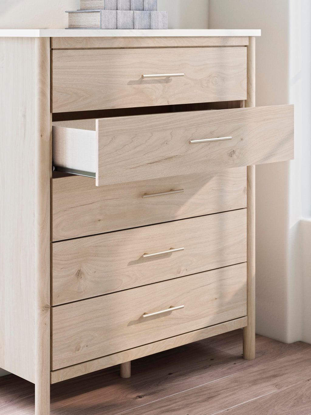 Cadmori Chest of Drawers in Two-tone, detail view