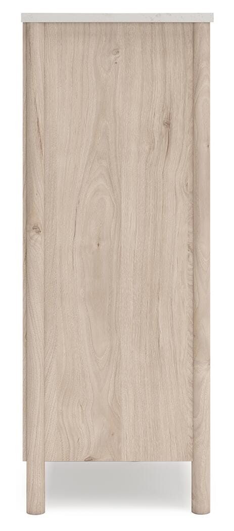 Cadmori Chest of Drawers in Two-tone, side view