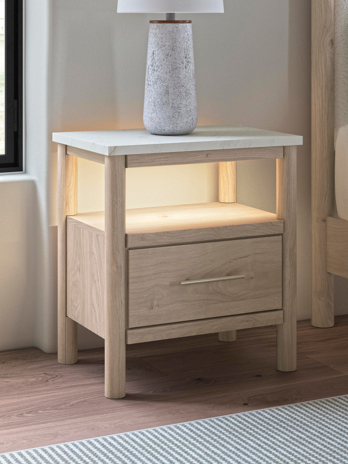 Cadmori Nightstand in Two-tone, alternate view 13