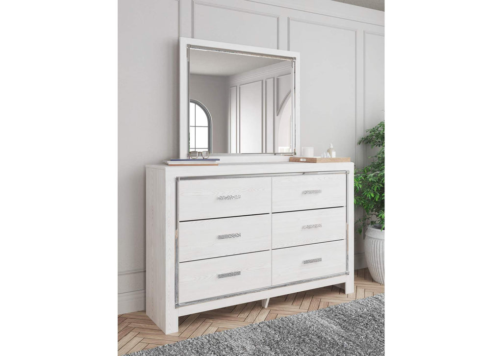 Altyra Twin Panel Bed, Dresser and Mirror