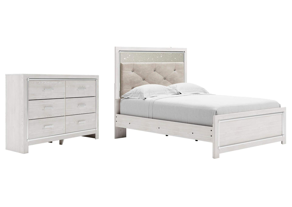 Altyra Full Panel Bed with Dresser