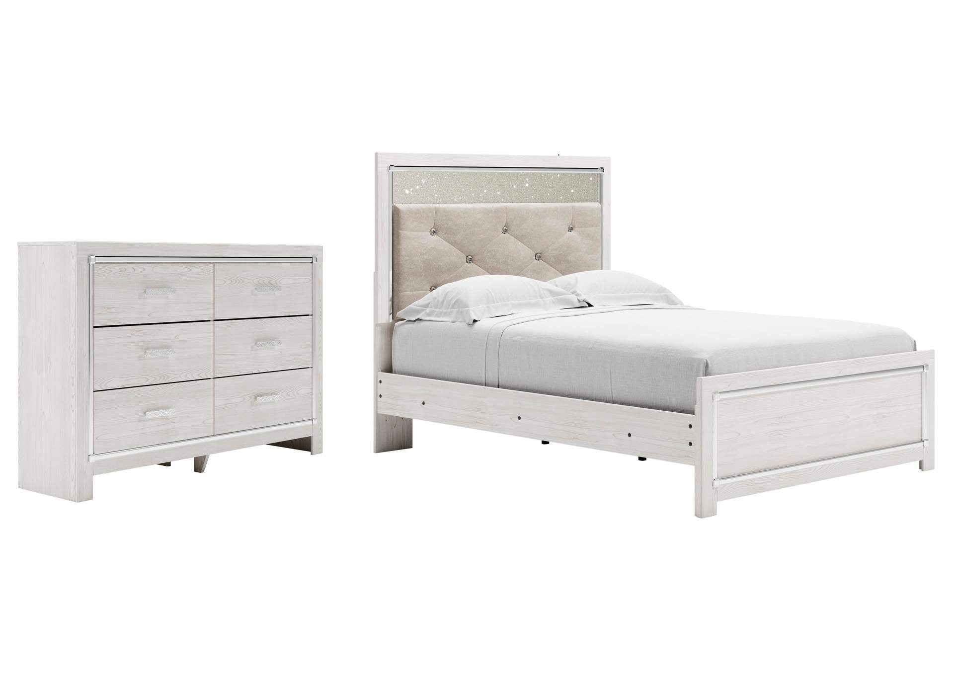 Altyra Full Panel Bed with Dresser