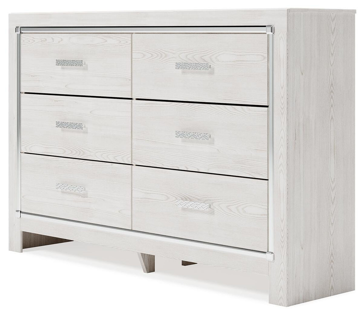 Altyra Dresser in White, angle view