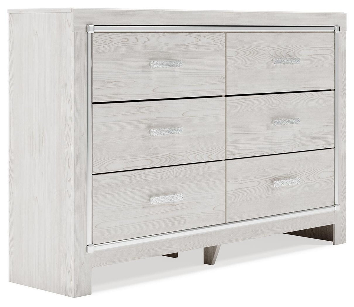 Altyra Dresser in White, angle view