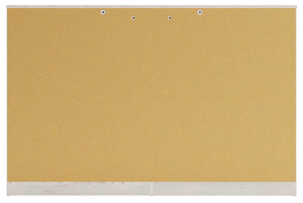 Altyra Dresser in White, back view