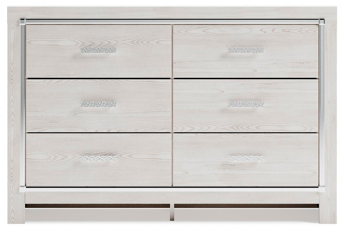 Altyra Dresser in White, front view
