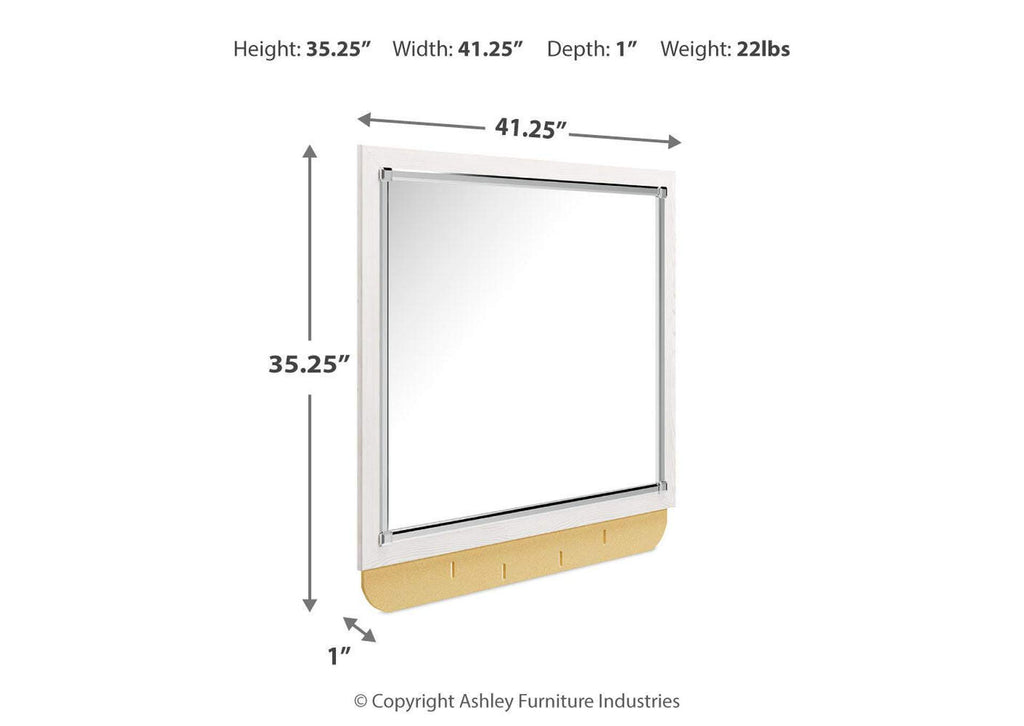 Altyra Bedroom Mirror dimensions