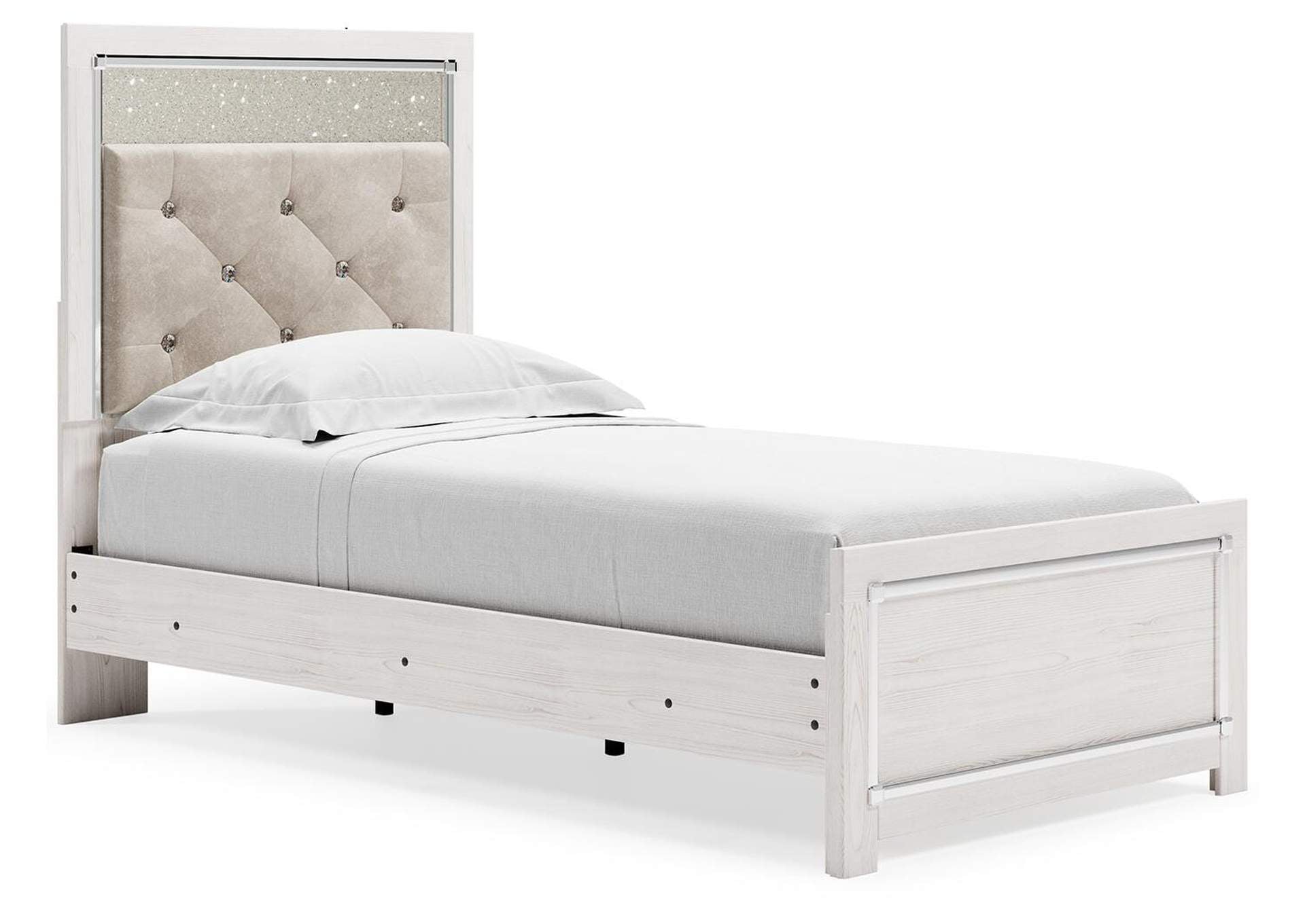 Altyra Twin Panel Bed angled view