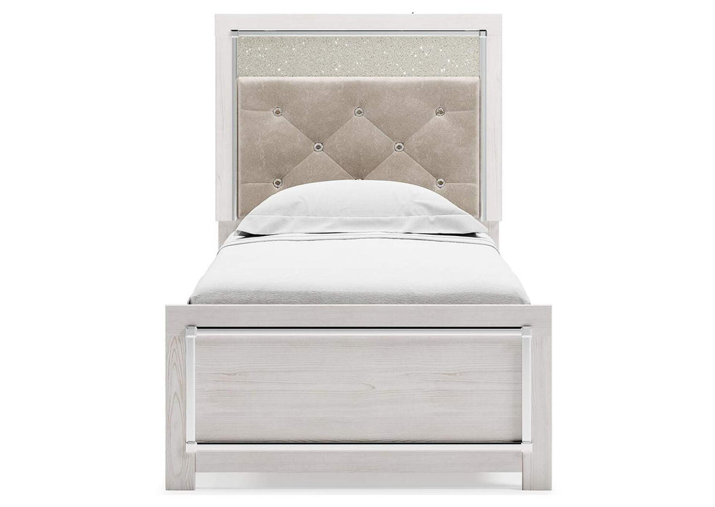 Altyra Twin Panel Bed, Dresser and Mirror