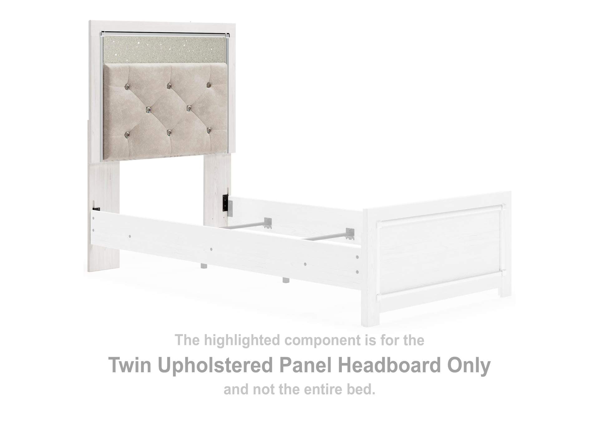 Altyra Twin Panel Bed, Dresser and Mirror