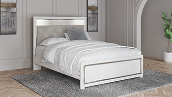 Altyra Queen Upholstered Bookcase Bed with Storage - image 6