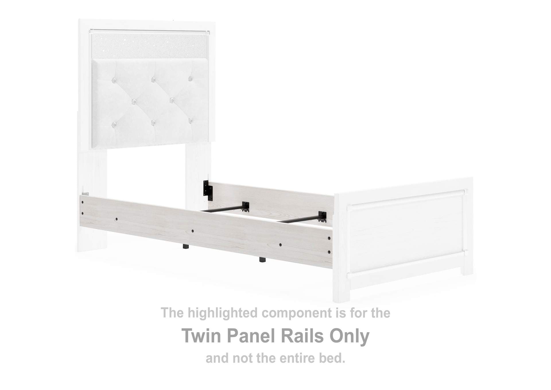 Altyra Twin Panel Bed, Dresser and Mirror
