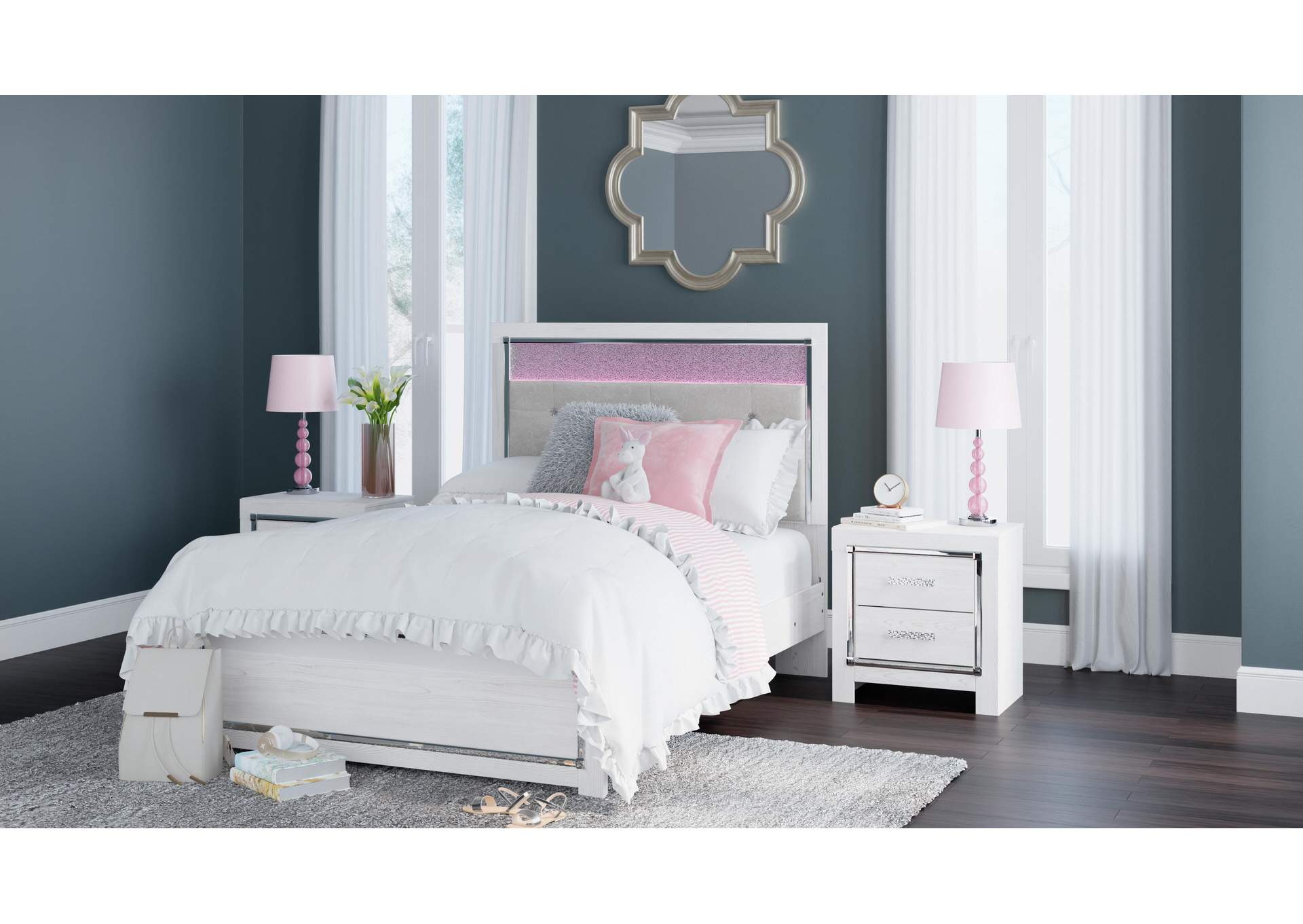 Altyra Full Panel Bed, Dresser and Mirror