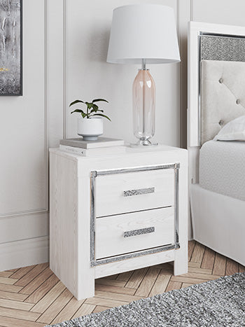 Altyra Nightstand in White