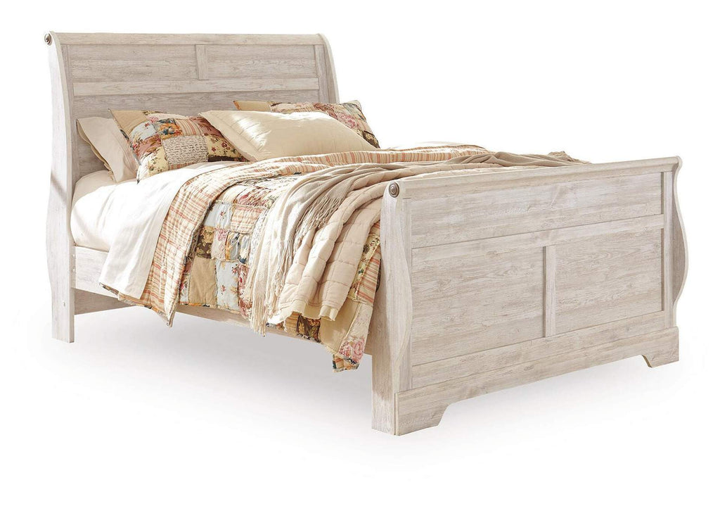 Willowton Queen Sleigh Bed with Dresser