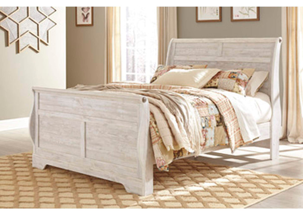 Willowton Queen Sleigh Bed