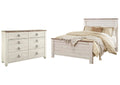 Willowton Queen Panel Bed with Dresser