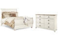 Willowton Queen Sleigh Bed with Dresser