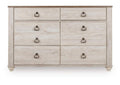 Willowton Queen Panel Bed with Dresser and Nightstand