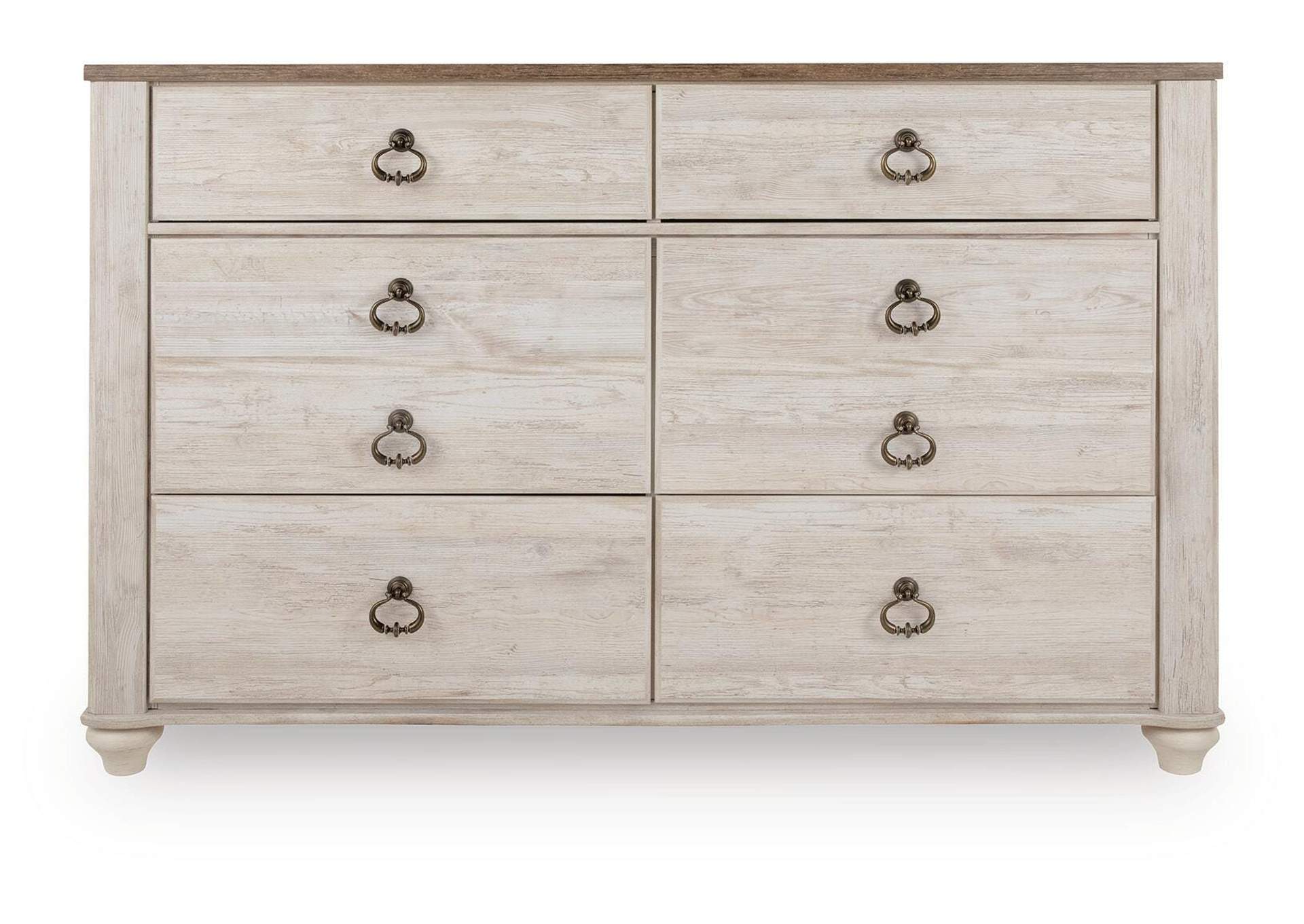 Willowton Queen Panel Bed with Dresser and Nightstand