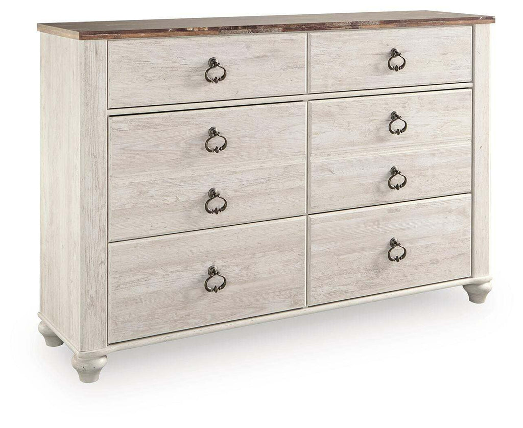 Willowton Dresser in Whitewash, alternate view 4