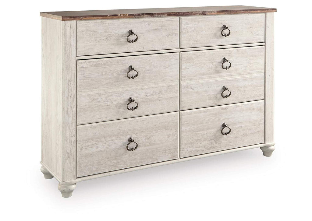 Willowton Queen Panel Bed with Dresser and Nightstand