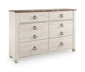 Willowton Dresser in Whitewash